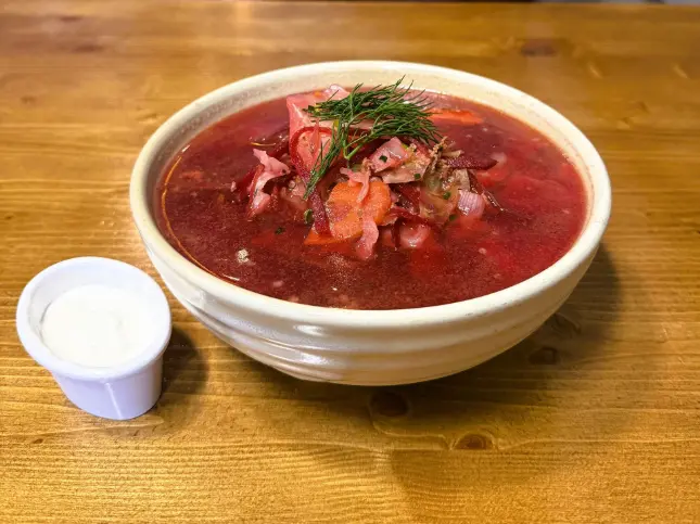 Улаан манжинтай шөл / Beet SoupBeet